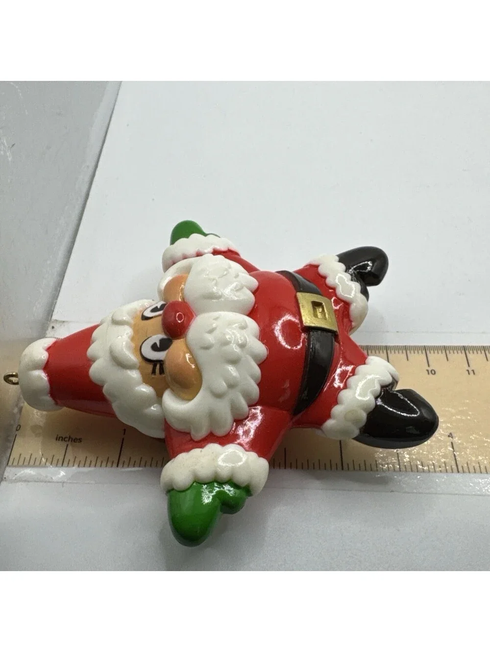 Hallmark Santa Star Keepsake Ornament Vintage 1984 Star Shaped